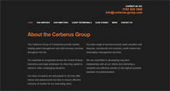 Desktop Screenshot of cerberus-group.com